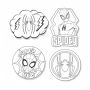 Zestaw kreatywny Magnesy Colorino Creative Spiderman, 4szt - 3